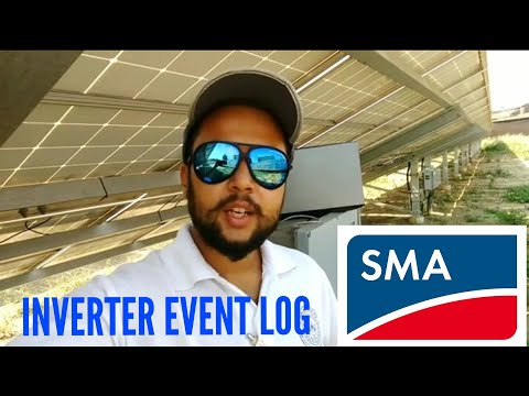 Download Event log from SMA solar grid Inverter #SustainableEveryDay