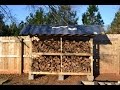 Firewood Storage From Pallets