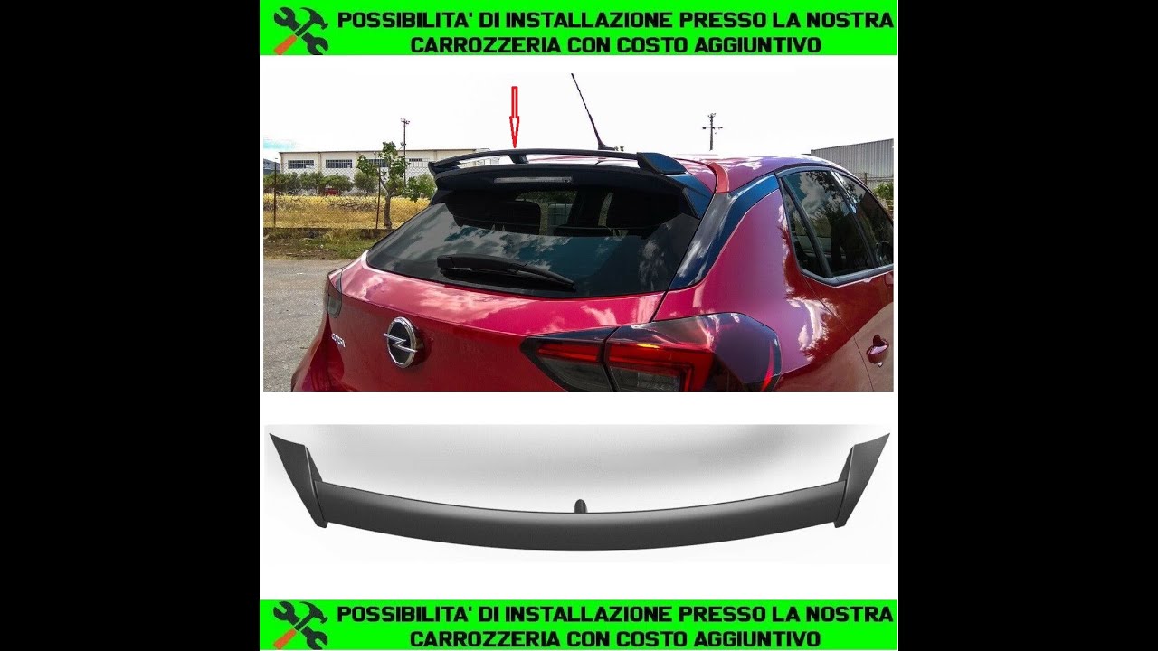 Auto Spoiler Posteriori per Citroen DS3 2016, Spoiler Dell'ala