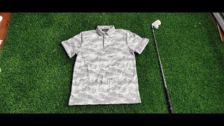 Men's Snow Camo golf polo
