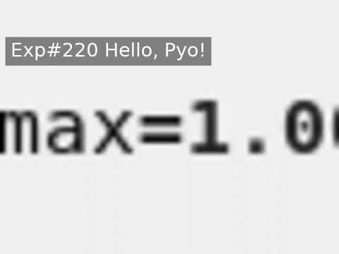 Python Pyo: exp220