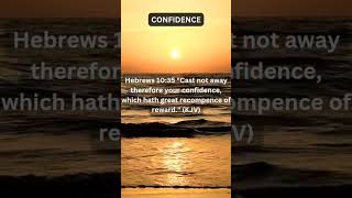 Hold onto your confidence—it brings great rewards! Hebrews 10:35 #faithandfacts #life #affirmations