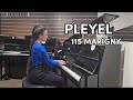 Piano droit pleyel modle 115 marigny  schubert impromptu op 90 no2