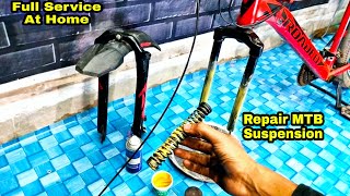 How To Service Threadless Stunt Riding Suspension Fork At Home. Cycle suspension fork service Repair