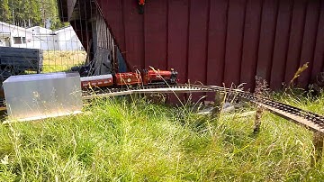 My outdoor train being wet pt1