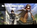 My top 80 anime ending songs