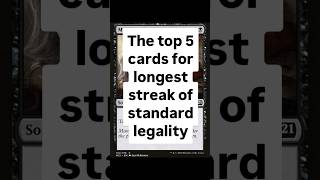 These cards hold the record for being standard legal for the most consecutive years in a row #magic