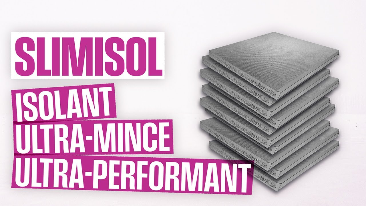 SLIMISOL®, techno isolant ultra mince en négoce - Siniat France