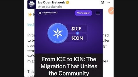 Migrate From ICE to ION | Two Important Things | My Suggestion #ice #trending #social #bestwealthhub