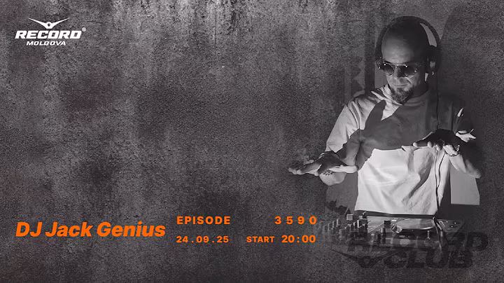 Minimal Tech house  music mix  |  DJ JACK GENIUS  | Radio RECORD Moldova | episode 3590| 2025-24-09