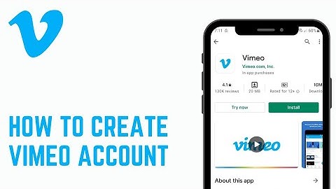 How To Create Vimeo Account | Download And Sign Up Vimeo App