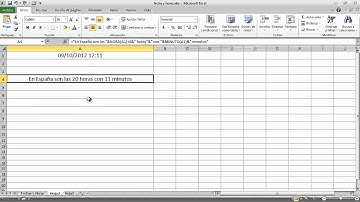 Excel Funciones de Hora, Minuto y Segundo Video Curso Capítulo 5 Las Funciones 10