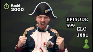 Unusually Aggressive | Road to 2000 Elo | Rapid (1881) Chess | Ep 399