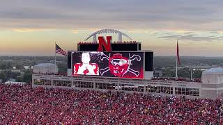 Nebraska Husker Football vs Michigan Tunnel Walk 10/9/2021