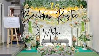 diy | tutorial backdrop rustic 3 meter