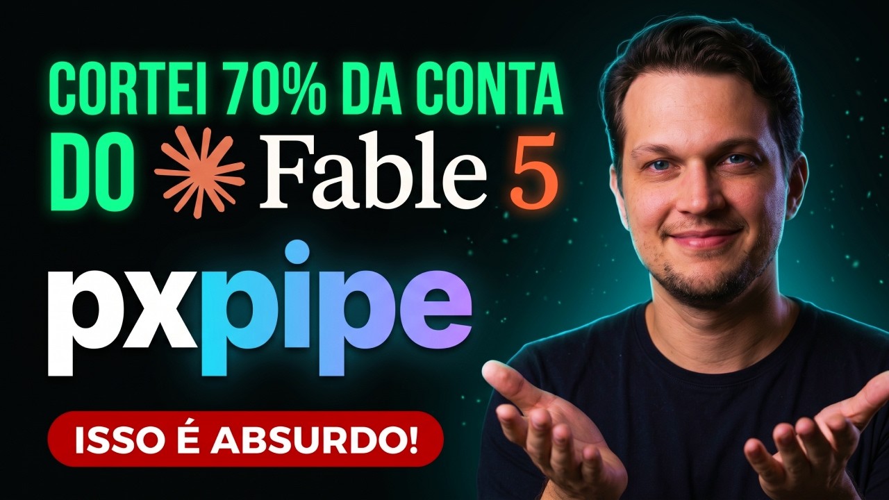 Como economizar MUITO token no Fable 5 (pxpipe é ABSURDO!)