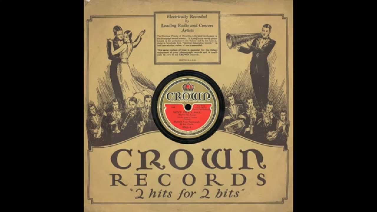 Harold Van Emburgh and his Orchestra - Don't Tell A Soul - 1932