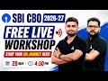SBI CBO 2026-27 | SBI CBO Free Live Workshop | Start Your SBI Journey Here!