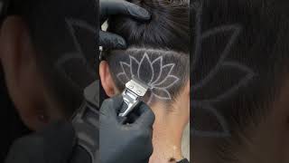 #hairstyle | Artistic Hair Design: The Lotus Undercut Reveal | part 1| lotus undercut design