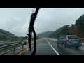 ASMR Driving in the Rain (No Talking, No Music) - Goseong to Seoul, Korea