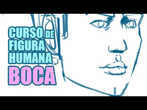 Como dibujar Boca. Curso de figura humana 12