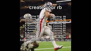 Create your running back #nfl #football #createyourpath #americanfootball #bijanrobinson #nfldraft
