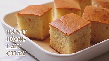Bánh Bông Lan Chay - Không Trứng - Mềm - Xốp - Ẩm Thật Lâu - Rất Đơn Giản