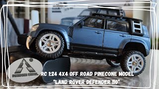 RC 🛻 1:24 Pinecone Model SG-2402 scale New Land Rover bleu unboxing