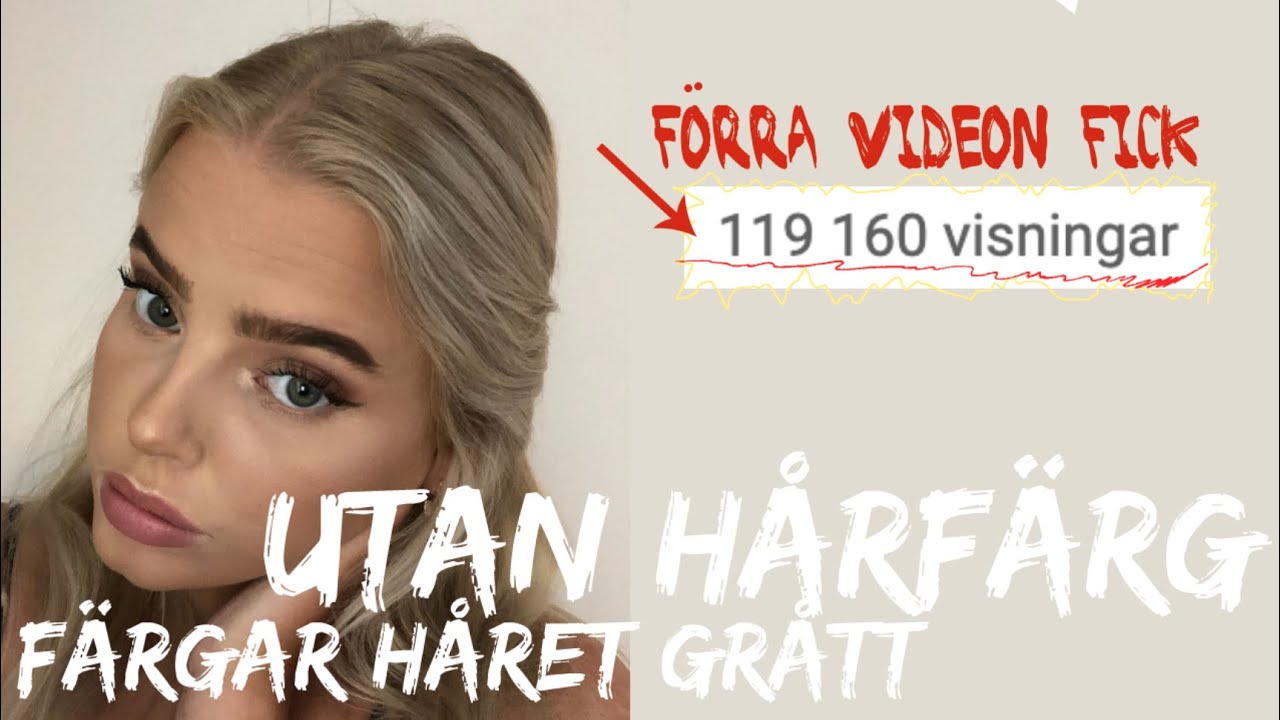 FÄRGAR HÅRET GRÅTT UTAN HÅRFÄRG - blir det verkligen fint?