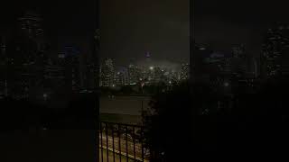 Willis Tower Struck By Lightning, Illuminating Chicago Night