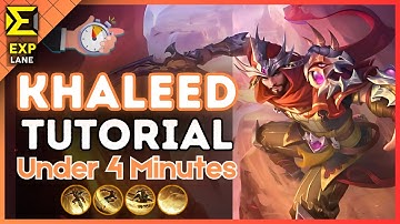 4-Minute Khaleed Tutorial in the EXP Lane || (MLBB S38) 2025