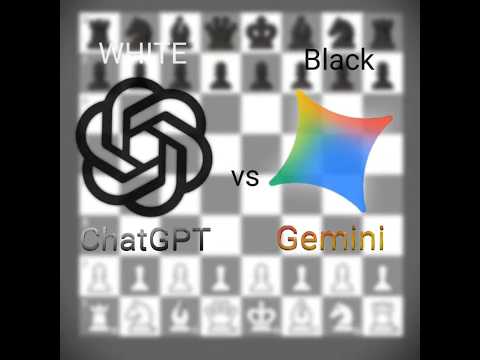 ChatGPT vs Gemini  #chess #xuhuongyoutube