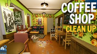 Coffee Shop Clean Up | House Flipper 2 |Job #5 | Story Mode screenshot 1