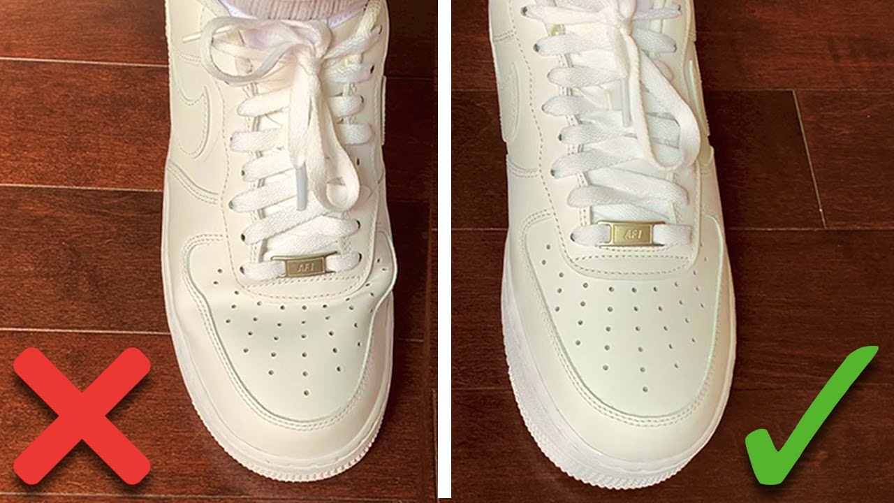 How To Make Your Own Crease Sheilds For Air Force 1's - YouTube