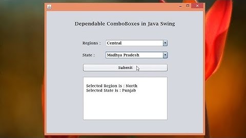 combobox dependent on another combobox in java
