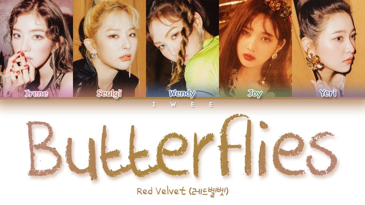 Red Velvet (레드벨벳) Butterflies (HanRomEng) Color Coded Lyrics/한국어 가사