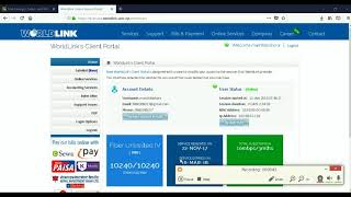 how to know forgeton password of worldlink router