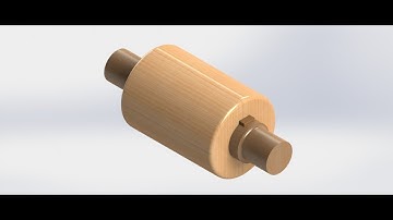 Half Lap Muff Coupling | Solid Works | part Design And Assembly