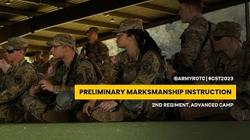 Preliminary Marksmanship Instruction | 2nd Regiment, Advanced Camp | CST 2023