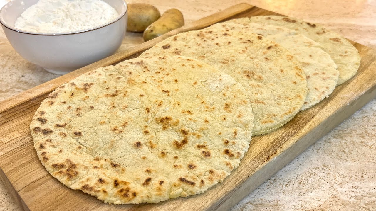 PIADINE CON SOLI 2 INGREDIENTI 😱😍 senza glutine, senza latte e senza lievito || Francy's Bakery