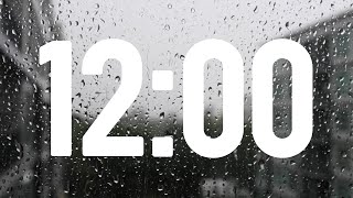 Rainy Day 12 Minute Timer | Classroom Timer | Rain Timer | Rainy Day Countdown | Rain Countdown
