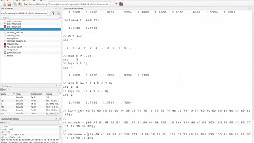Octave 6 - vectores lógicos y operadores relacionales