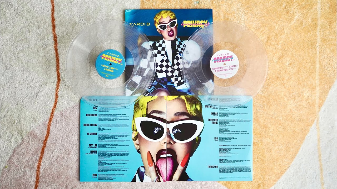 Cardi B - Invasion of Privacy Clear Vinyls EP.84