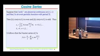 Lecture 35- The Fourier Convergence Theorem, Separation of Variables and the Heat Diffusion Equation