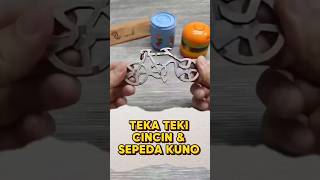 Rahasia Mengeluarkan Cincin dari Batang Sepeda Kuno #tekateki #puzzle #logika #pintar
