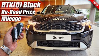 2025 Kia Sonet Black Htko On Road Price List Mileage Features
