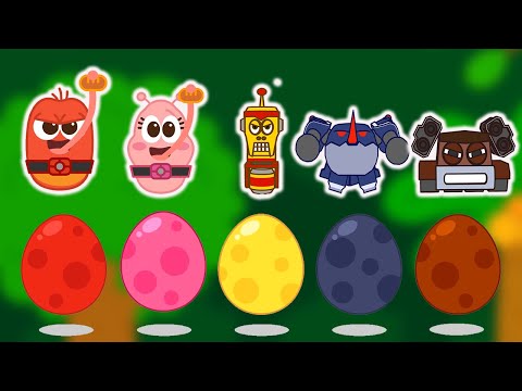 Surprise Eggs Kids Songs | Larva Rangers | Nursery Rhymes for kids