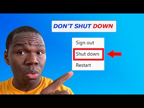 Don't SHUT DOWN Your Computer! ( here's why)