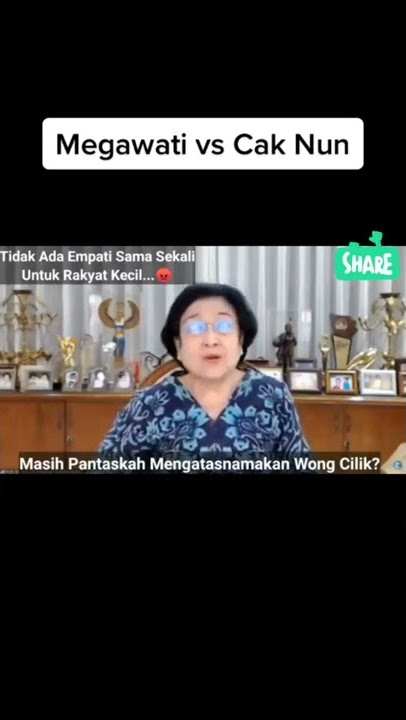 Bu Mega mengkritik Ibu-ibu yang ngantri beli minyak goreng tiap hari#Shorts