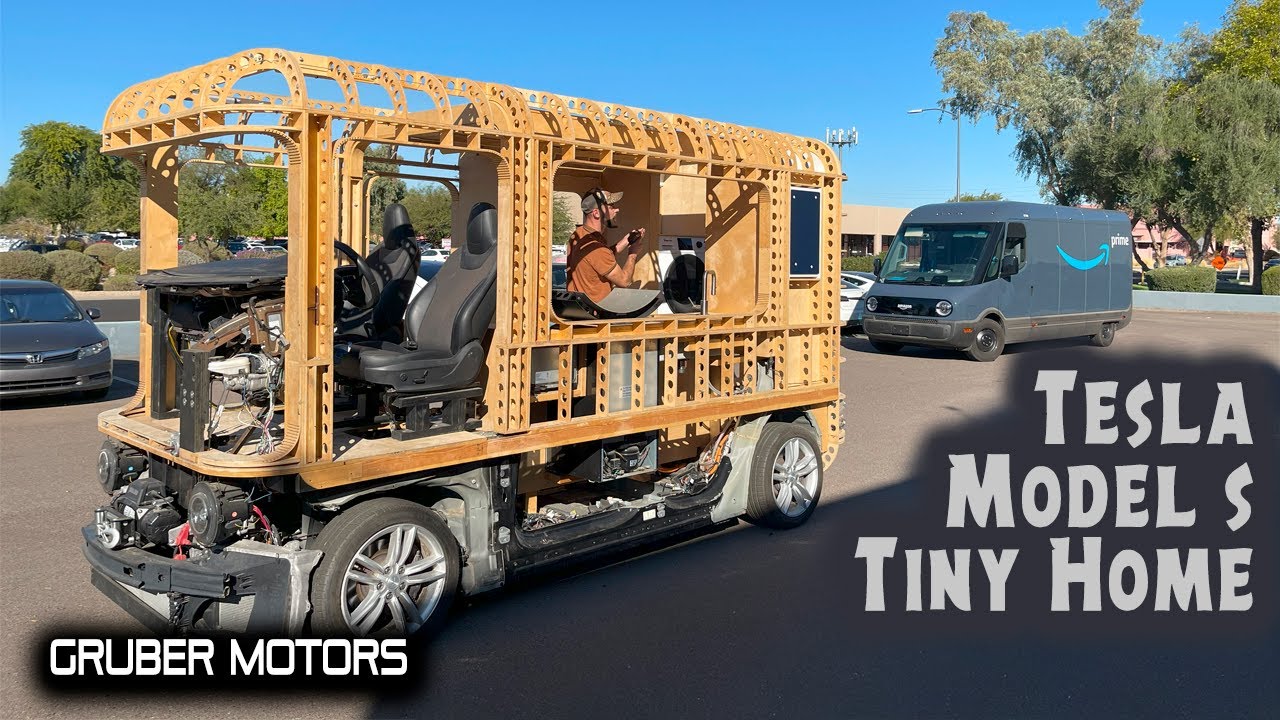 Проект крошечного дома Tesla Model S
